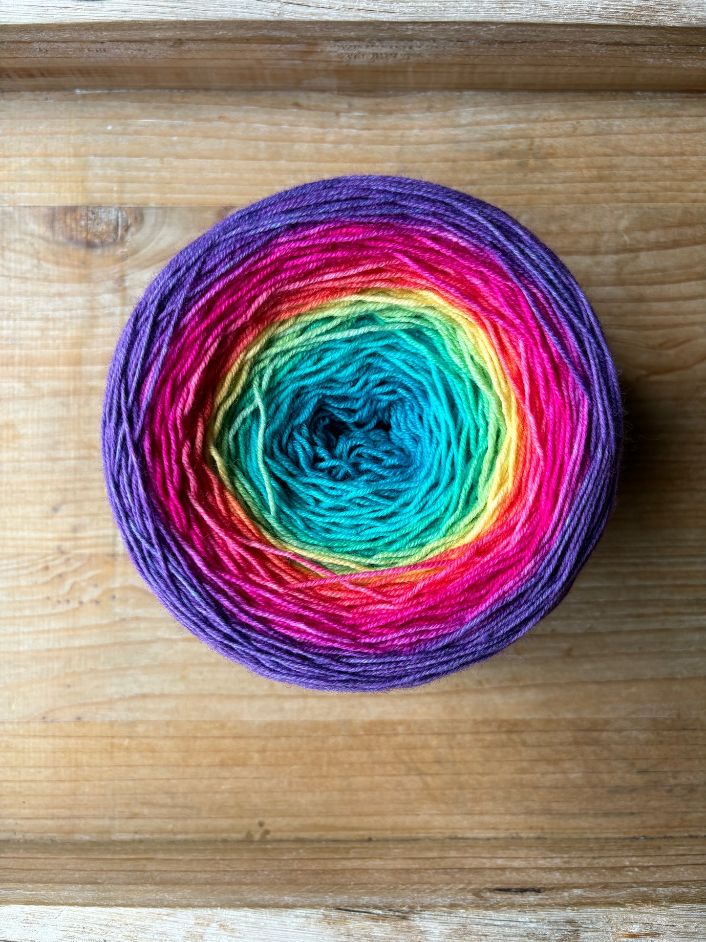 Hand Dyed Yarn Gradient