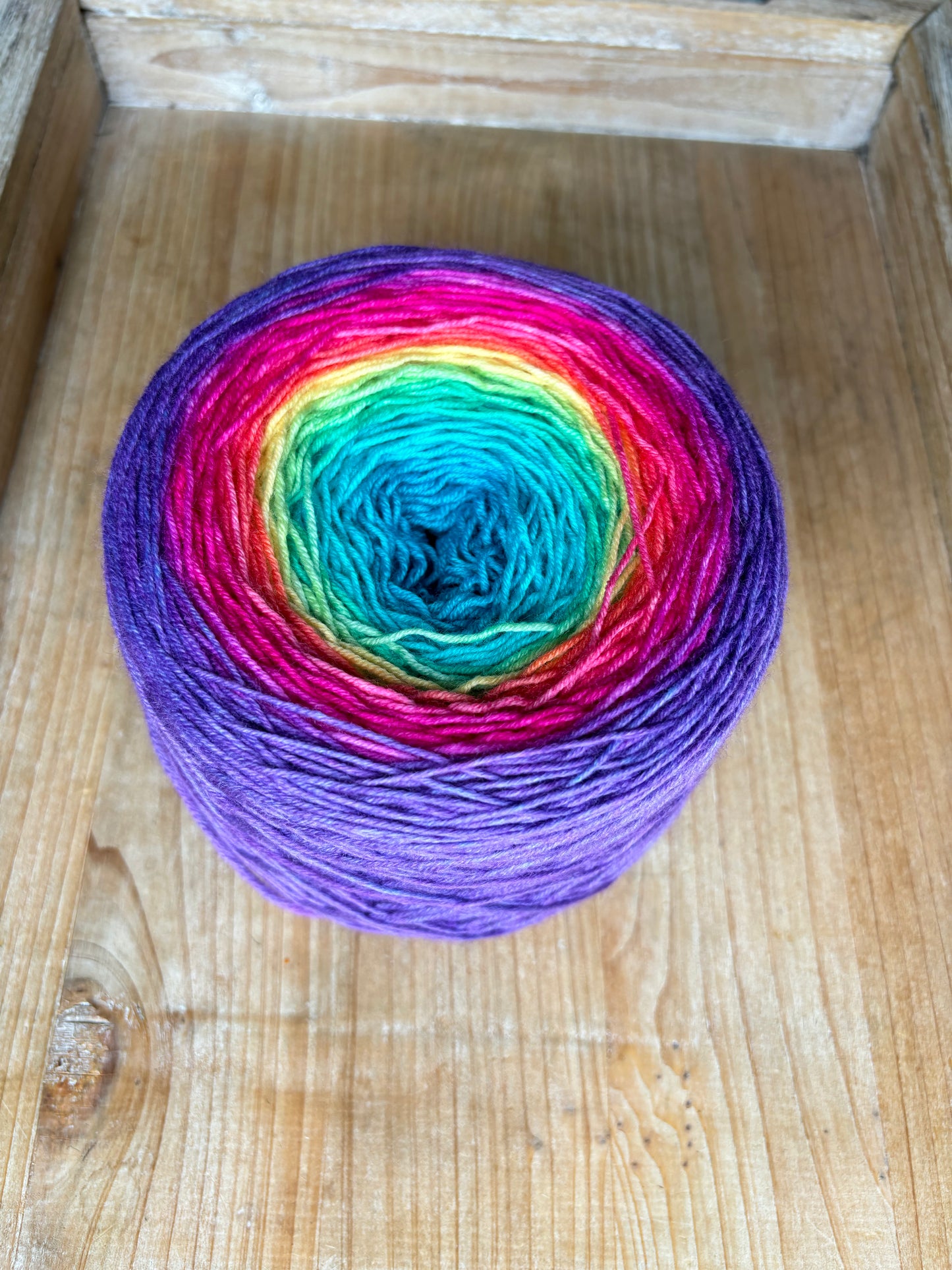 Hand Dyed Yarn Gradient