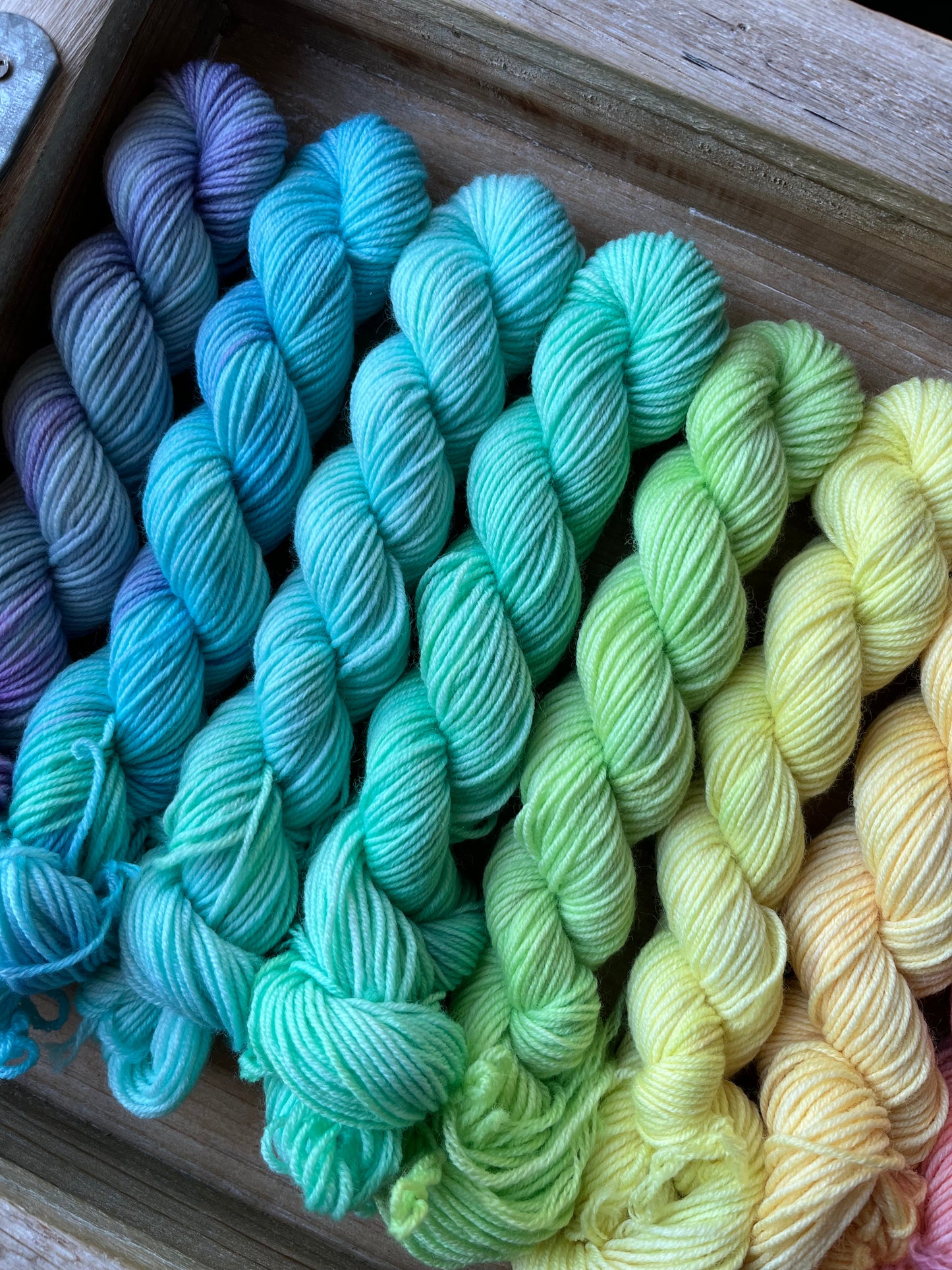 12 Skein Mini Yarn Fade - Squishy Sock Base