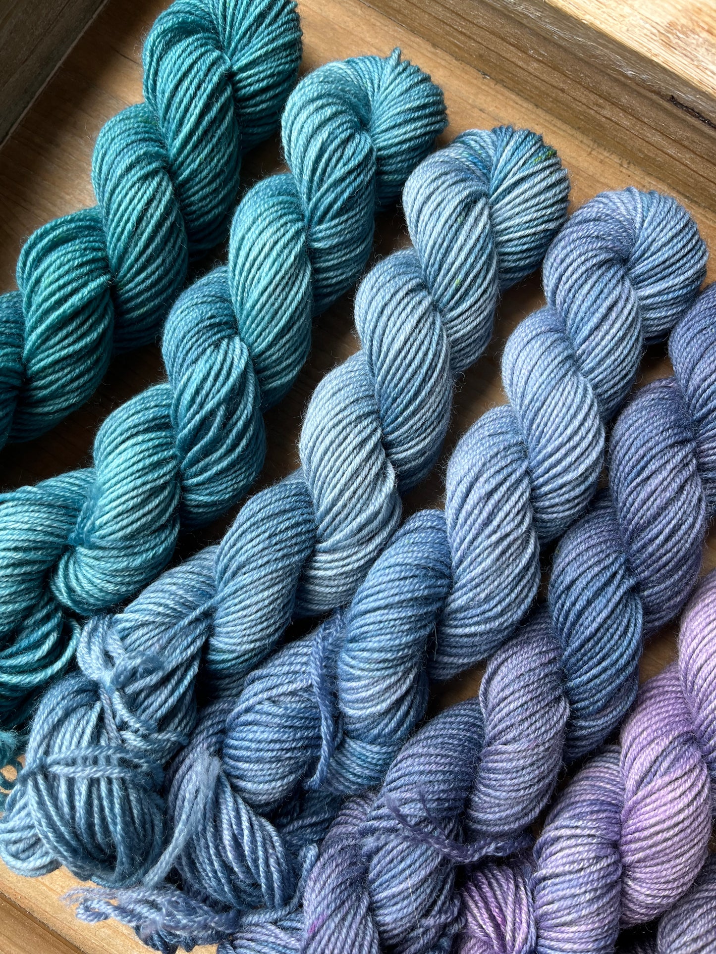 10 Skein Mini Yarn Fade - Squishy Sock Base