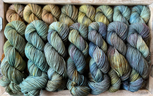 15 Skein Mini Yarn Fade - Squishy Sock Base