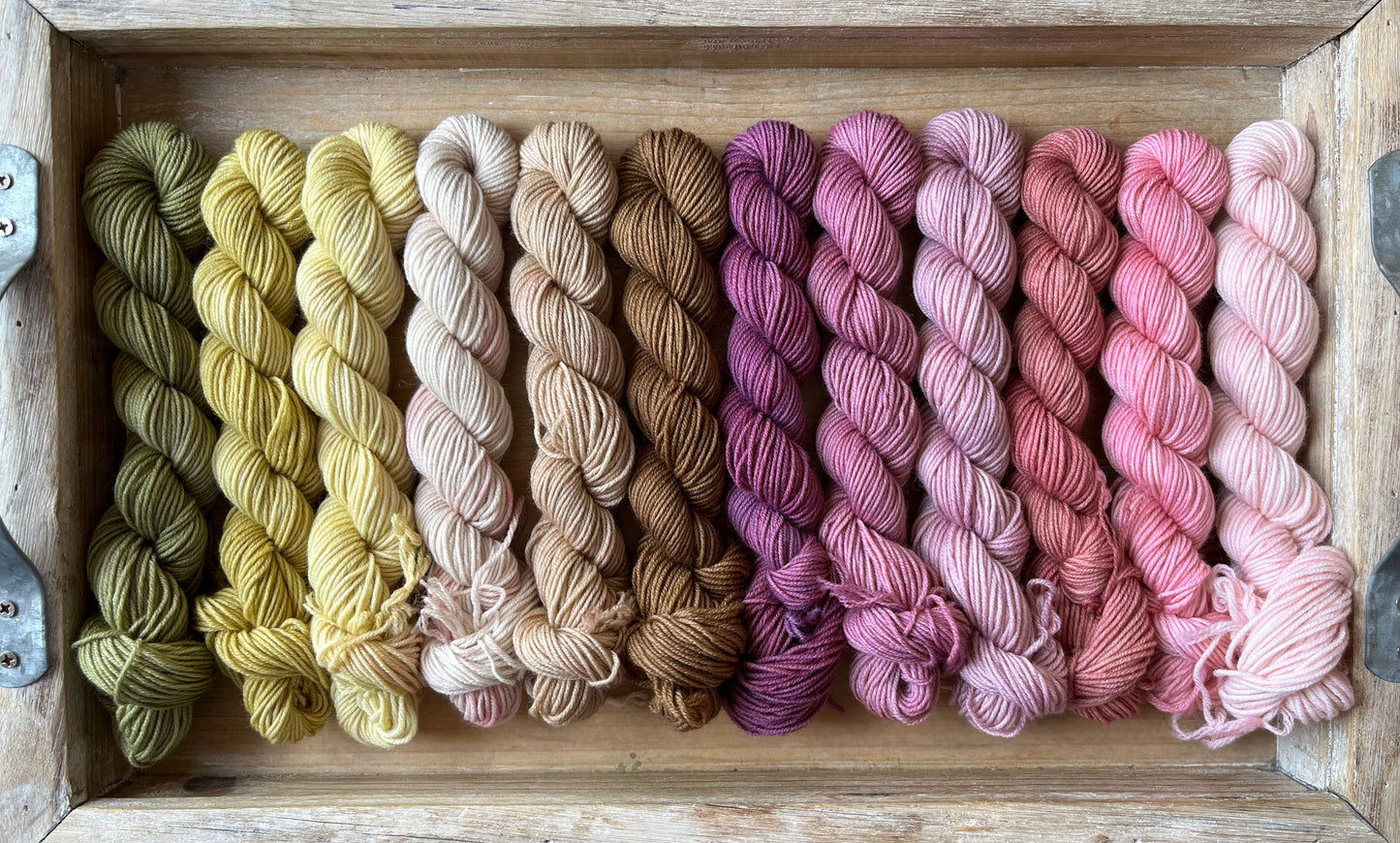 12 Skein Mini Yarn Fade - Squishy Sock Base