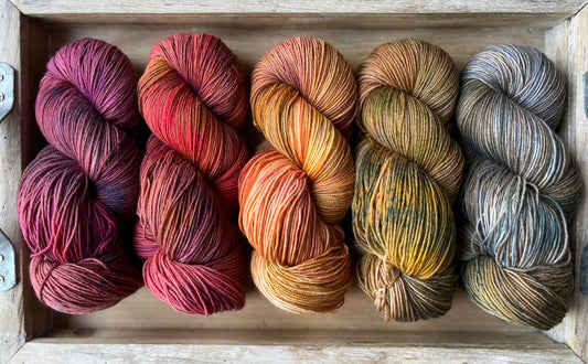 5 Skein Fade on Squishy Sock Base