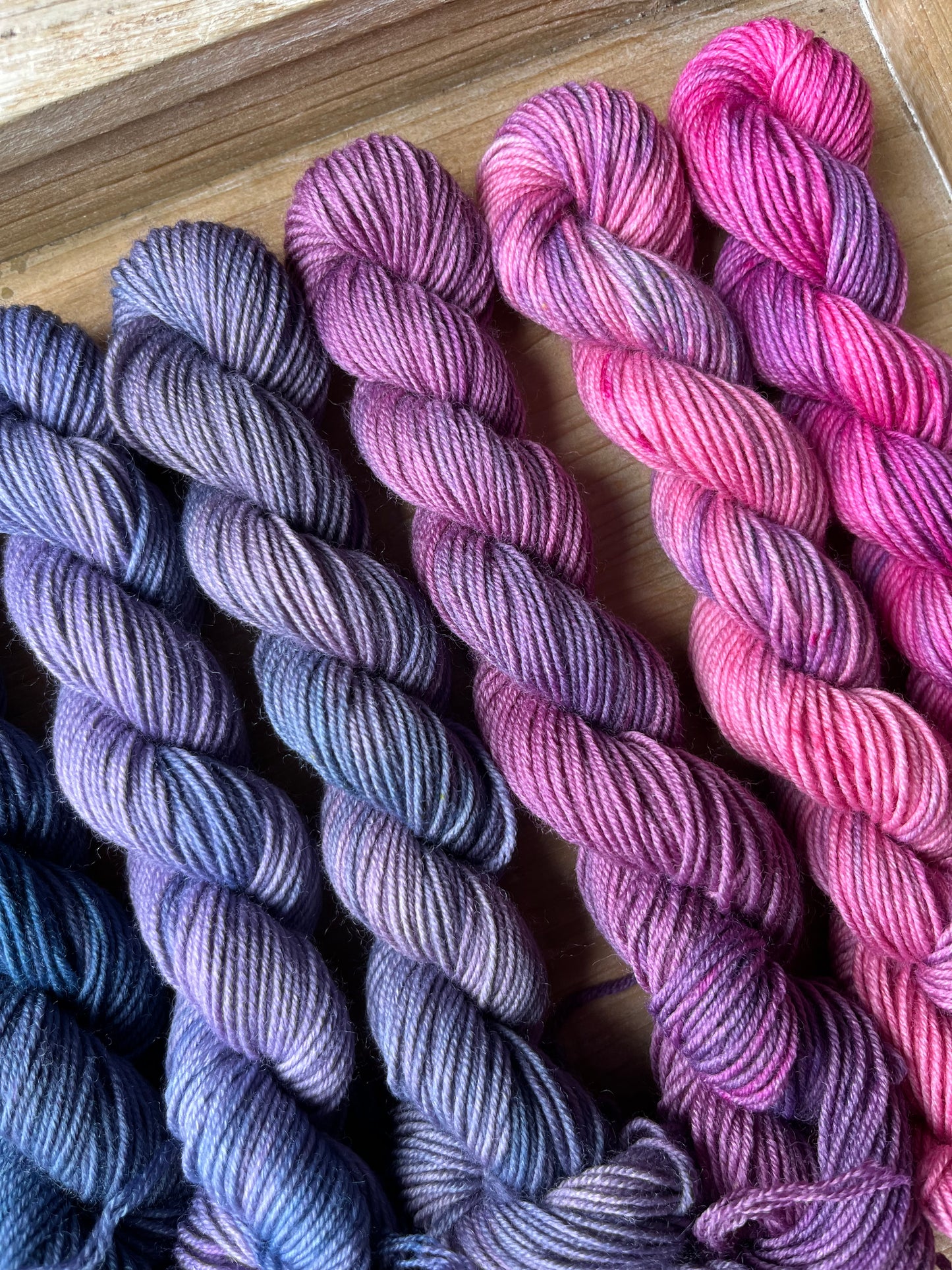 10 Skein Mini Yarn Fade - Squishy Sock Base