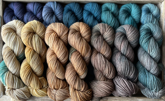 15 Skein Mini Yarn Fade - Squishy Sock Base