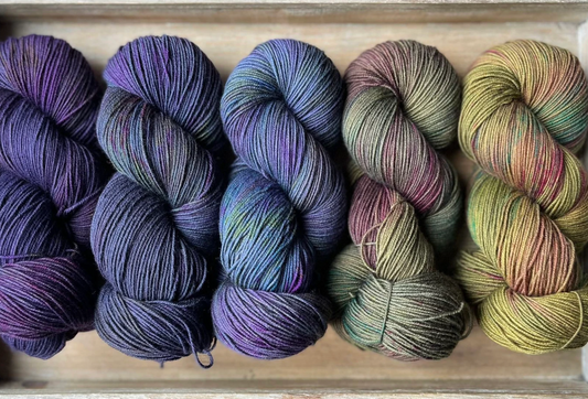 5 Skein Fade on Squishy Sock Base