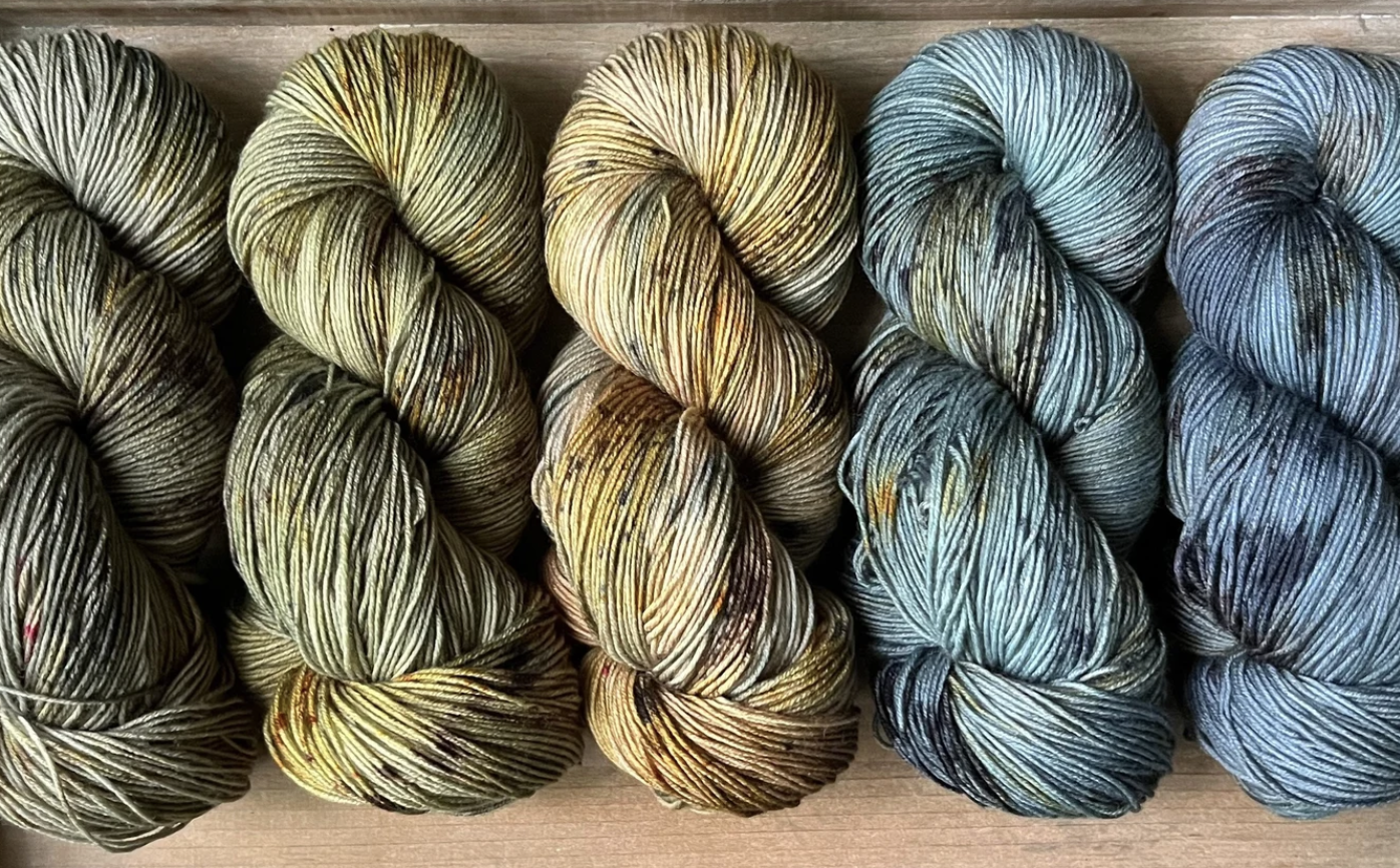 5 Skein Fade on Squishy Sock Base