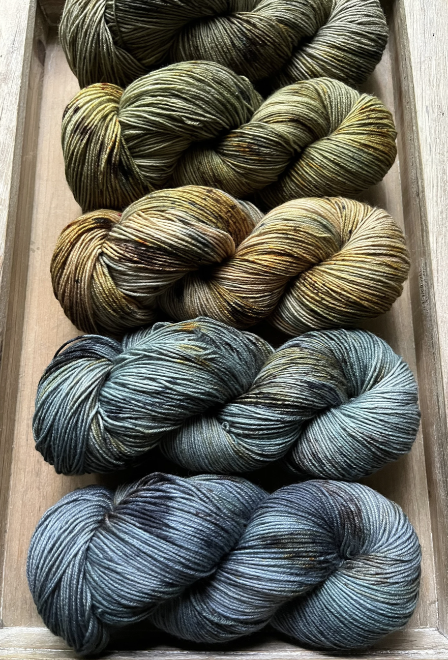 5 Skein Fade on Squishy Sock Base