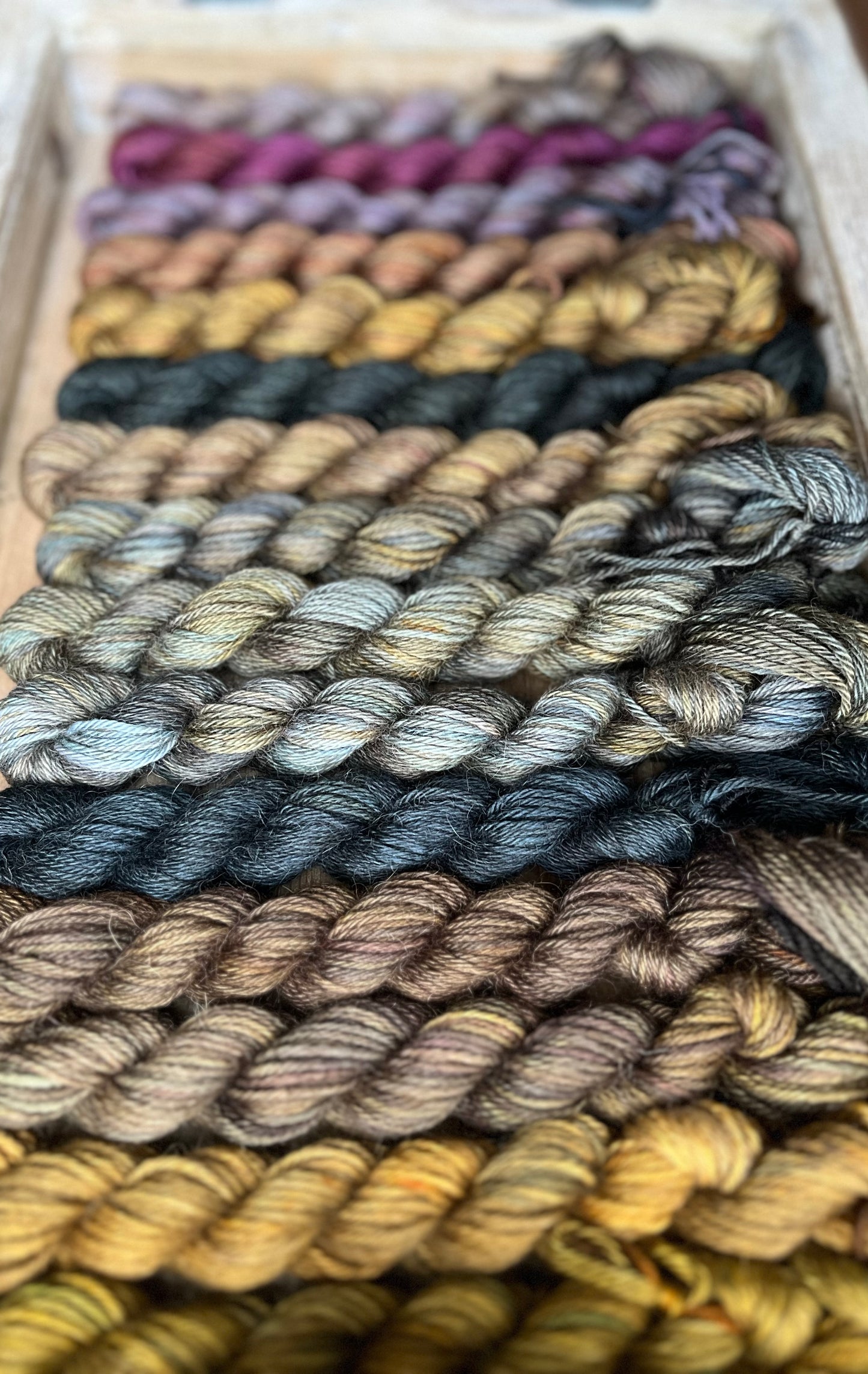 15 Mini Skein Fade on Dreamy DK Base