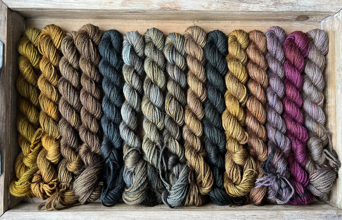 15 Mini Skein Fade on Dreamy DK Base